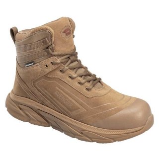 Avenger Free Shipping Men's K4 Mid Alloy Toe Waterproof Boots-Coyote
