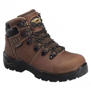Avenger Free Shipping Women's 6" Foundation Composite Toe Waterproof Boots-Brown