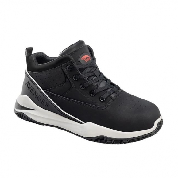 Avenger Free Shipping Men's Reaction Alloy Toe-Black / Cream