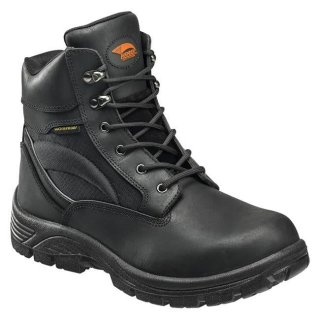 Avenger Free Shipping Men's 7227 Steel Toe Waterproof Boots-Black