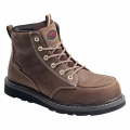 Avenger Free Shipping Men's 6" Wedge Carbon Toe Waterproof Boots-Dark Brown
