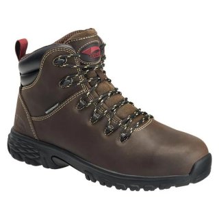 Avenger Free Shipping Men's Flight Mid Alloy Toe Waterproof Boots-Brown