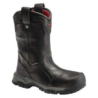 Avenger Free Shipping Men's Ripsaw Wellington Alloy Toe Waterproof Boots-Black