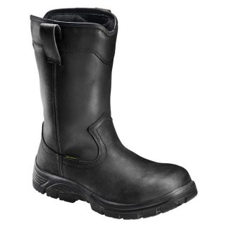 Avenger Free Shipping Men's Wellington Composite Toe Waterproof Boots-Black