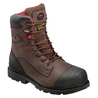 Avenger Free Shipping Men's 7573 600G Composite Toe Waterproof Boots-Brown