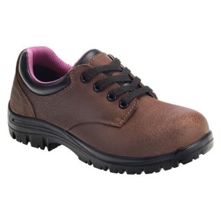 Avenger Free Shipping Women's 7164 Oxford Composite Toe Waterproof-Brown