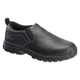 Avenger Free Shipping Men's Flight Slip-On Alloy Toe-Black