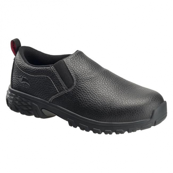 Avenger Free Shipping Men's Flight Slip-On Alloy Toe-Black