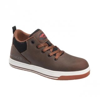 Avenger Free Shipping Men's Swarm Alloy Toe-Brown