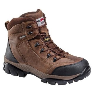 Avenger Free Shipping Men's 7264 200G Composite Toe Waterproof Boots-Brown