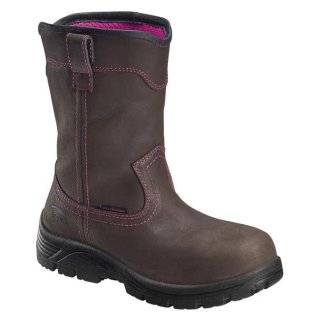 Avenger Free Shipping Women's 7146 Composite Toe Waterproof Boots-Brown