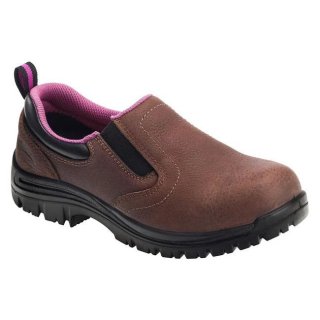 Avenger Free Shipping Women's 7165 Slip-On Composite Toe Waterproof-Brown