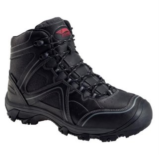 Avenger Free Shipping Men's 6" Crosscut Steel Toe Waterproof Boots-Black