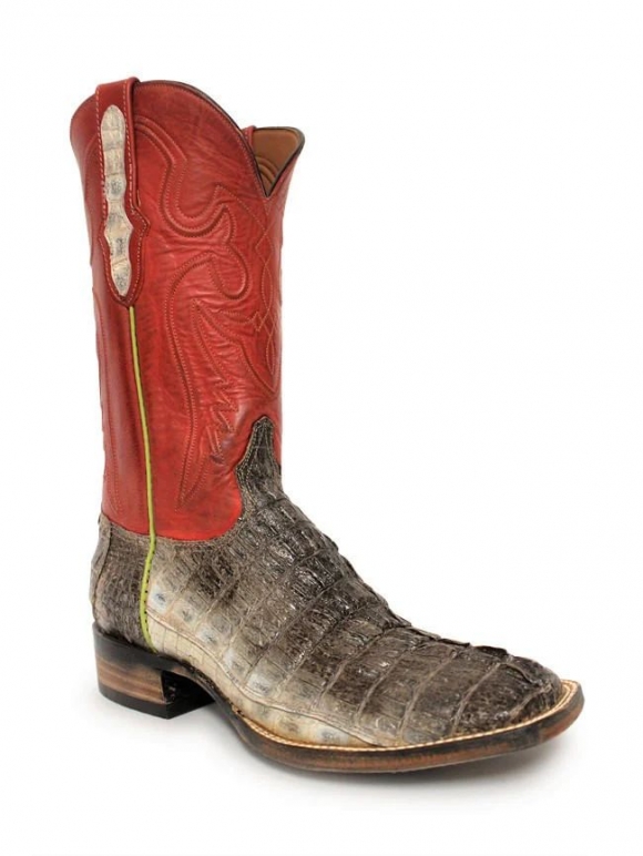 New Collection Black Jack Men's Natural Caiman - Brown