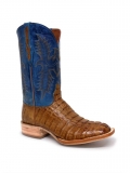 New Collection Black Jack Men's The Rip Cognac Caiman Tail Boots - Blue,Brown