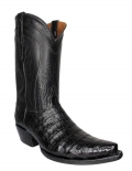 New Collection Black Jack Men's Black Caiman Belly Boots - N/A