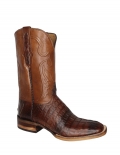 New Collection Black Jack Men's Brown Brushoff Caiman Tail Boots - Brown