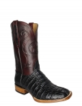 New Collection Black Jack Men's Black Caiman Tail Boot - Black