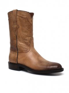 New Collection Black Jack Men's Tan Maddog Antique Roper Boots - Tan