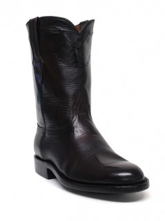 New Collection Black Jack Men's Black Cherry Roper Boots - Black Cherry