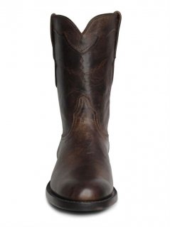 New Collection Black Jack Men's Chocolate Mad Dog Goat Roper Boots - Brown