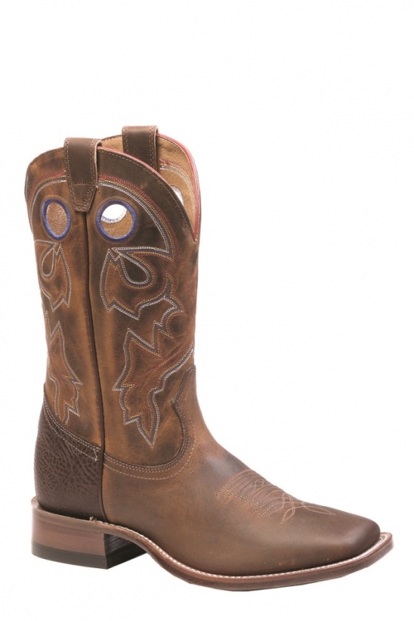 Boulet Men's Leather Sole - Wide Square Toe | Free Delivery