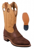 Boulet Men's Rider Sole Tan - Buckaroo | Free Delivery