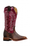 Boulet Women's Leather Sole - Wide Square Toe | Free Delivery