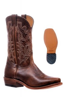 Boulet Men's Rider Sole Tan - Cutter Toe | Free Delivery