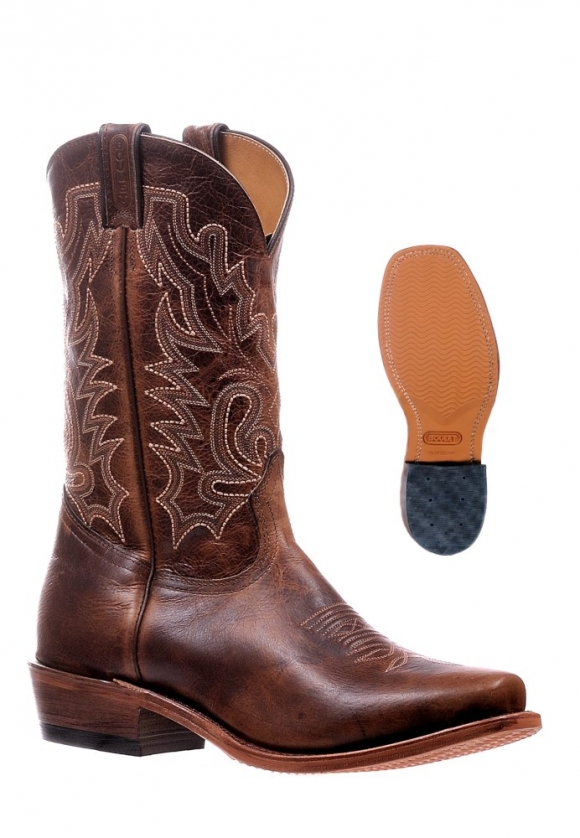 Boulet Men's Rider Sole Tan - Cutter Toe | Free Delivery