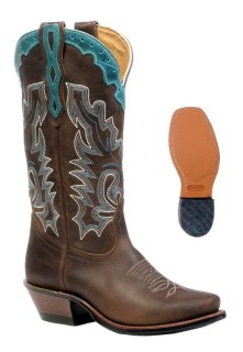 Boulet Women's Rider Sole Tan - Cutter Toe | Free Delivery