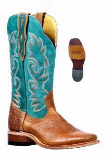 Boulet Women's Injected Leather Sole - Wide Square Toe | Free Delivery