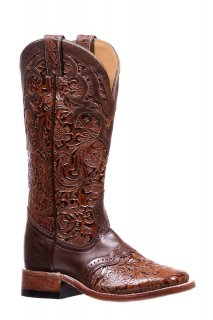 Boulet Women's Leather Sole - Wide Square Toe | Free Delivery