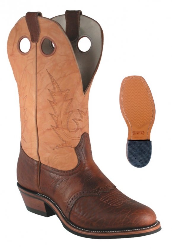 Boulet Men's Rider Sole Tan - Buckaroo | Free Delivery