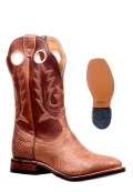 Boulet Men's Rider Sole Tan - Full Round toe | Free Delivery
