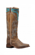 Boulet Women's Leather Sole - Stovepipe - Wide Square Toe | Free Delivery