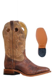 Boulet Men's Rider Sole Tan - Full Round toe | Free Delivery