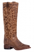 Boulet Women's Leather Sole - Stovepipe - Wide Square Toe | Free Delivery