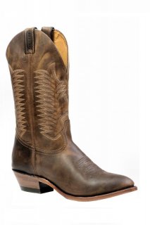 Boulet Men's Leather Sole - Medium Cowboy Toe | Free Delivery