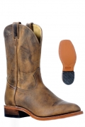 Boulet Men's Rider Sole Tan - Round Toe | Free Delivery