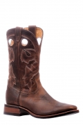 Boulet Men's Leather Sole - Wide Square Toe | Free Delivery