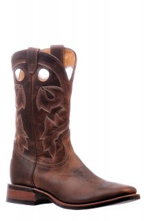 Boulet Men's Leather Sole - Wide Square Toe | Free Delivery