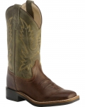 Cody James Boys' Stitched Western Boots - Square Toe | Chocolate | Free Delivery
