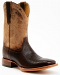Cody James Men's Wade Western Boots - Broad Square Toe | Brown | Free Delivery
