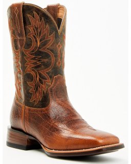 Cody James Hoverfly Axel Western Performance Boots - Broad Square Toe | Brown | Free Delivery