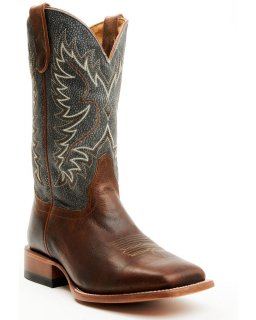 Cody James Men's Montana Square Toe Western Boots | Brown | Free Delivery