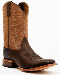 Cody James Men's McBride Western Boots - Broad Square Toe | Brown | Free Delivery