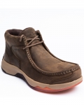 Cody James Men's Low Cut Casual Driver Work Boots - Composite Toe | Brown | Free Delivery