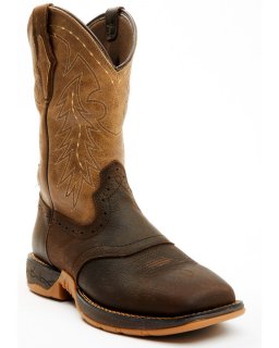 Cody James Men's Summit Lite Xero Gravity Performance Western Boots - Broad Square Toe | Brown | Free Delivery