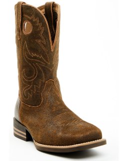 Cody James Cush Core Men's Honcho Performance Western Boots - Broad Square Toe | Brown | Free Delivery